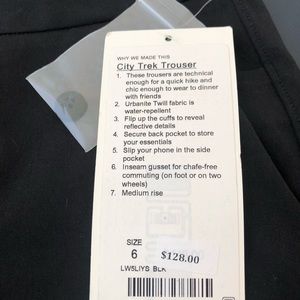 City Trek Trouser from lululemon 🍋 size 6